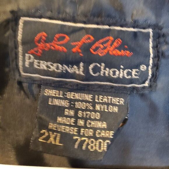 Western Black Genuine Suede Leather Vest | Motorcycle |  2XL - Picture 4 of 6